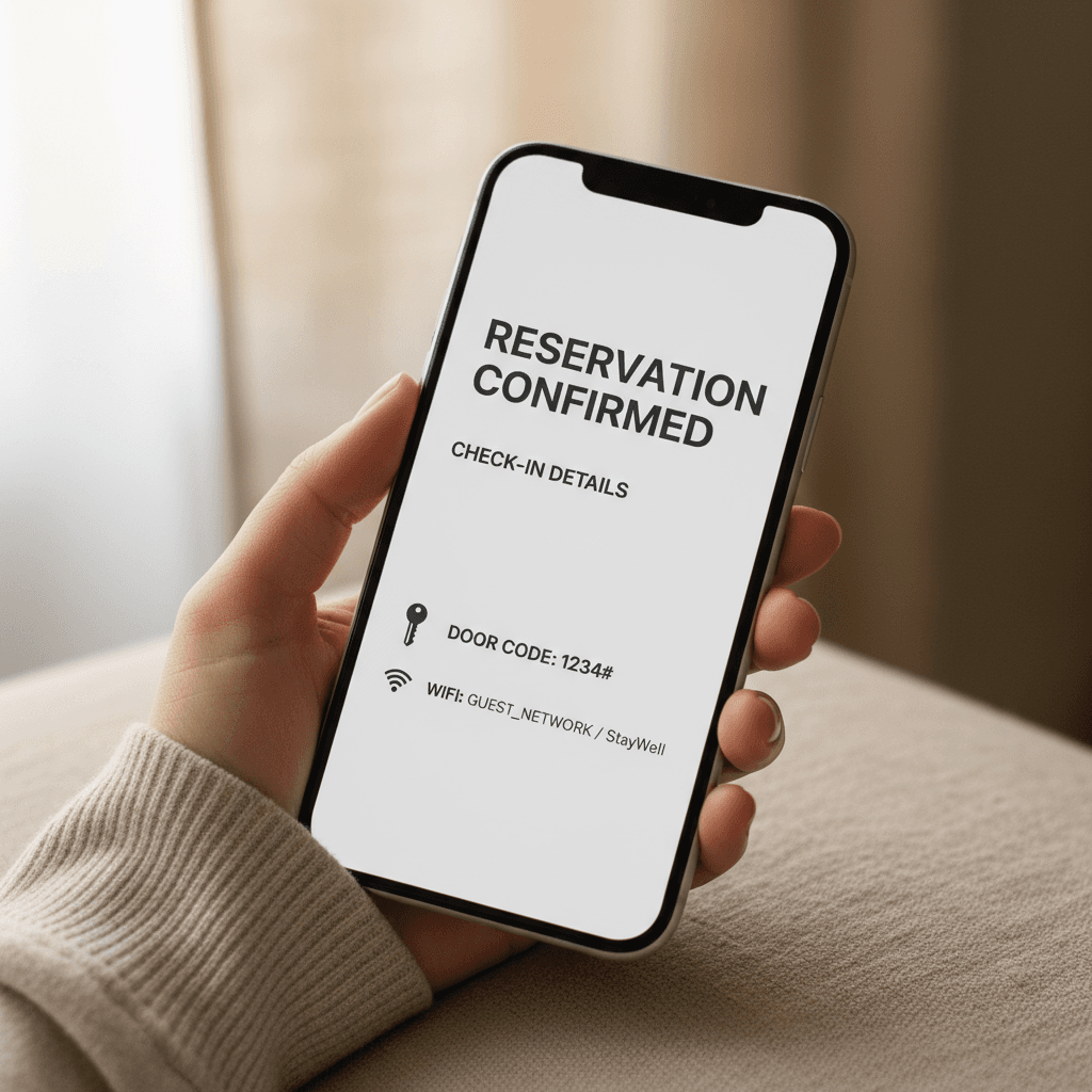 Automated check-in details confirmation